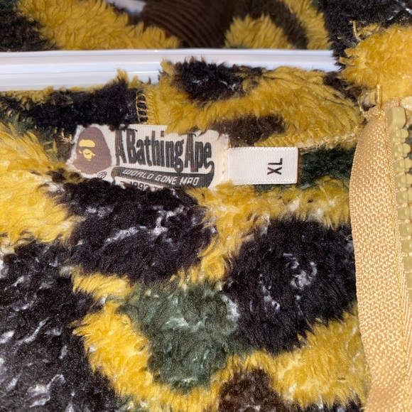 Bathing ape Sherpa hoodie - Picture 1 of 4